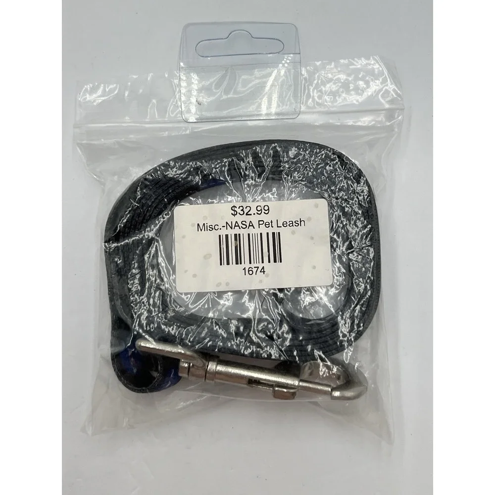 NASA Astro Dog Pet Leash Black 1